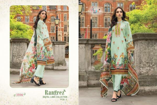 Shree Rangrez Digital Lawn Digital Collection 1 Pakistani Salwar Suits